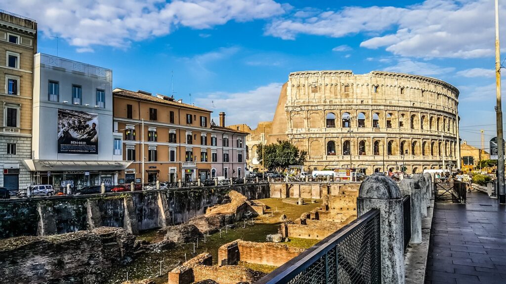 Visit the colosseum when exploring historical sites