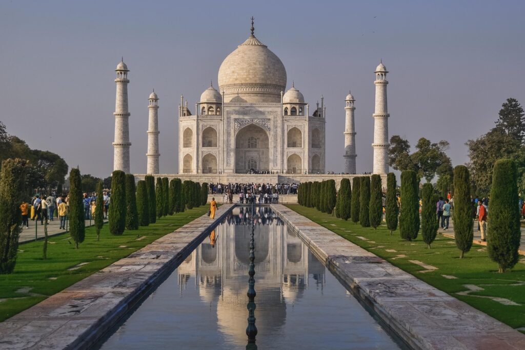 Visit the Taj Mahal when exploring historical sites.